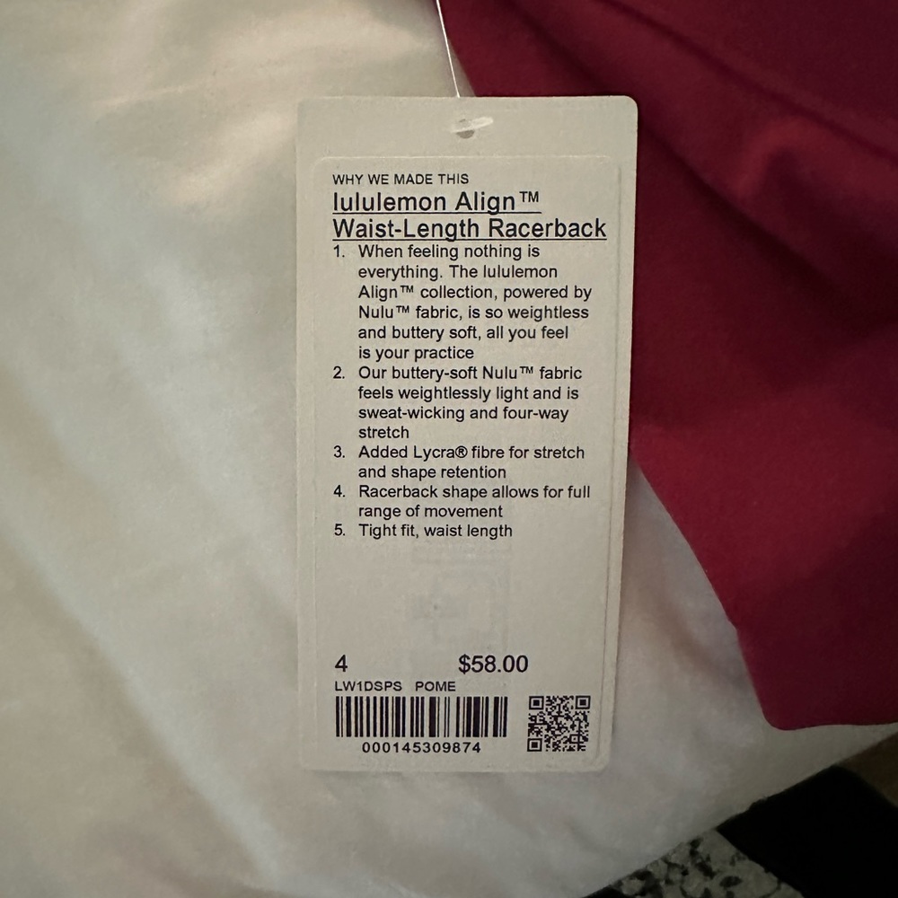 Lululemon align racer back